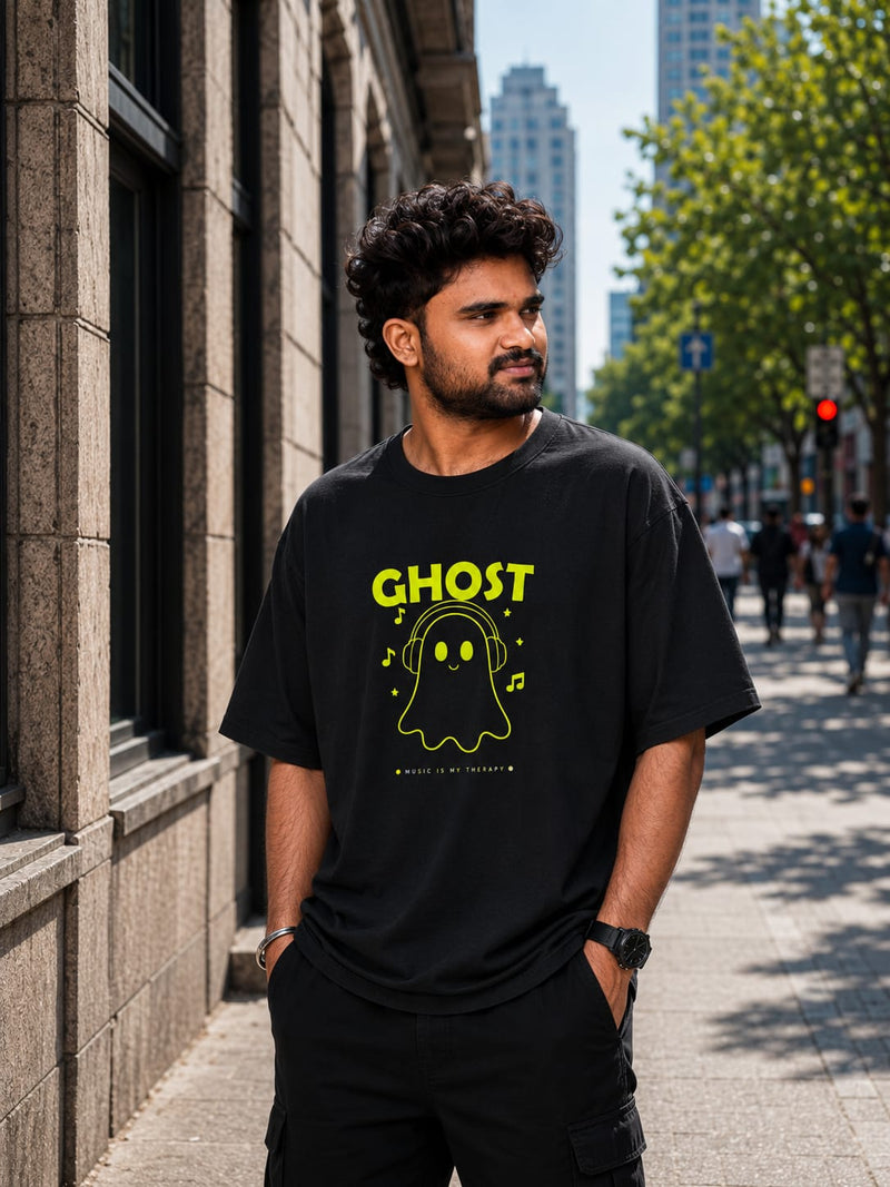 GHOST Unisex Terry Oversized Tee